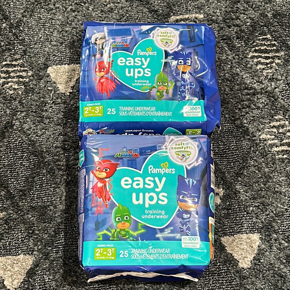 Pampers Easyups Easy Ups 2T - 3T 25 pcs each